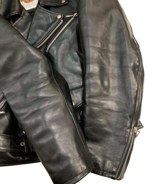 HARLEY-DAVIDSON（ハーレーダビッドソン）HARLEY-DAVIDSON (ハーレーダビッドソン) ダブルライダースジャケット ブラック サイズ:34の古着・服飾アイテム