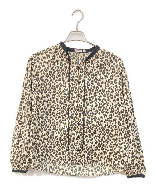 DRESSTERIOR（ドレステリア）DRESSTERIOR (ドレステリア) レオパードプリントブラウス ベージュ サイズ:SIZE 38の古着・服飾アイテム