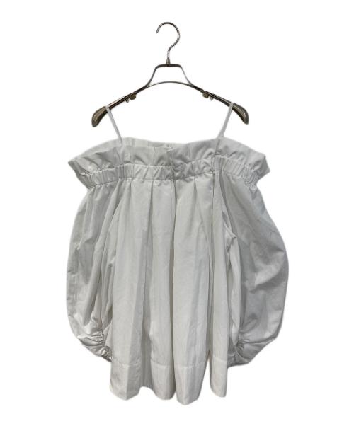emmi atelier（エミアトリエ）emmi atelier (エミアトリエ) タックオフショルブラウス ホワイト サイズ:FREEの古着・服飾アイテム