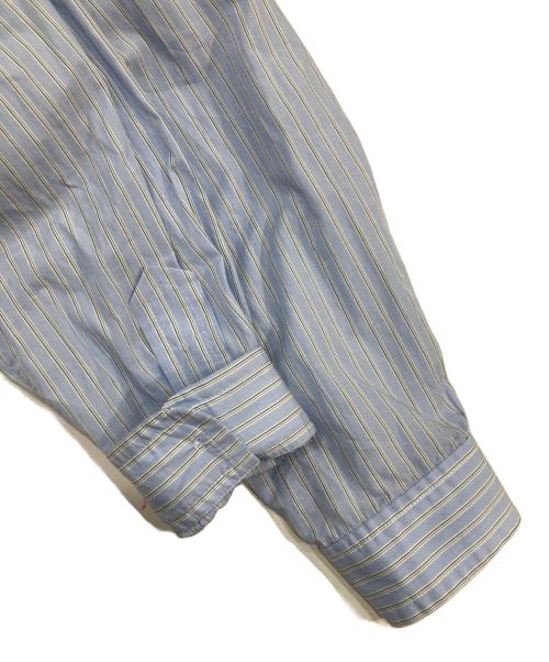 Maison Margiela（メゾンマルジェラ）Maison Margiela (メゾンマルジェラ) Yoke Stripe Shirt スカイブルー サイズ:37の古着・服飾アイテム
