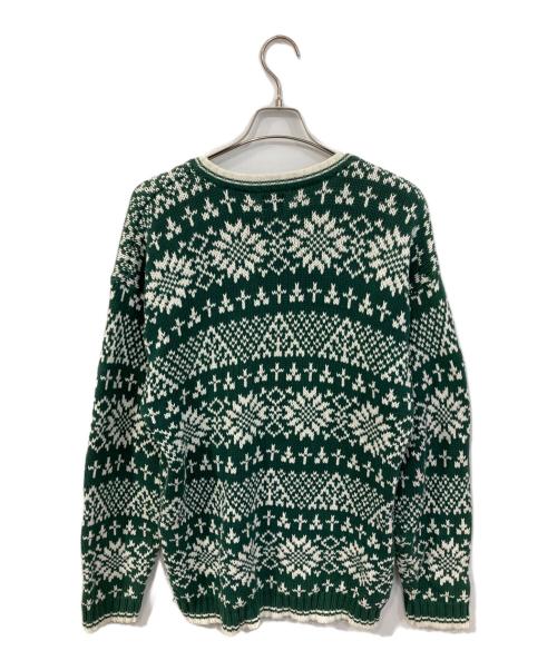 OLD GAP（オールドギャップ）OLD GAP (オールドギャップ) ケーブルニット グリーン サイズ:SIZE Lの古着・服飾アイテム