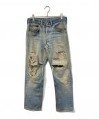 LEVI'Sリーバイス）の古着「66前期 501 デニムパンツ」｜インディゴ