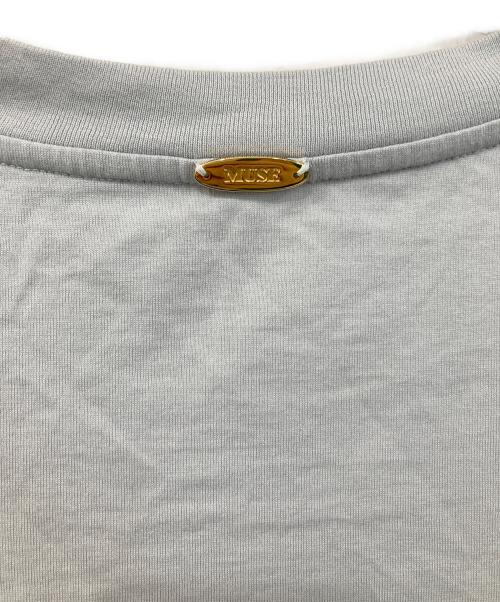 MUSE de Deuxieme Classe（ミューズ ドゥーズィエム クラス）MUSE de Deuxieme Classe (ミューズ ドゥーズィエム クラス) Mme.CREW Tシャツ ブルー サイズ:SIZE Freeの古着・服飾アイテム