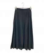 COGTHEBIGSMOKEコグザビッグスモーク）の古着「HALO SEMI-FLARE SKIRT/ヘイロー セミフレア スカート」｜ブラック