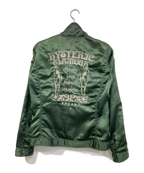 Hysteric Glamour（ヒステリックグラマー）Hysteric Glamour (ヒステリックグラマー) ジップジャケット グリーン サイズ:SIZE Lの古着・服飾アイテム