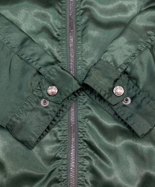Hysteric Glamour（ヒステリックグラマー）Hysteric Glamour (ヒステリックグラマー) ジップジャケット グリーン サイズ:SIZE Lの古着・服飾アイテム
