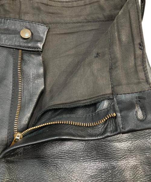 VANSON（バンソン）VANSON (バンソン) ブーツカットレザーパンツ ブラック サイズ:SIZE 32の古着・服飾アイテム