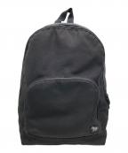PAUL SMITHポールスミス）の古着「Zebla Patch Backpack/ゼブラ パッチ バックパック　リュック」｜ブラック