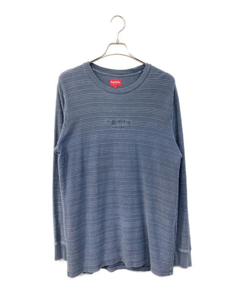 SUPREME（シュプリーム）SUPREME (シュプリーム) 刺繍ロゴカットソー ネイビー サイズ:SIZE Mの古着・服飾アイテム