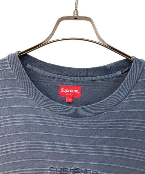 SUPREME（シュプリーム）SUPREME (シュプリーム) 刺繍ロゴカットソー ネイビー サイズ:SIZE Mの古着・服飾アイテム