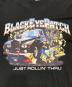 中古・古着 THE BLACK EYE PATCH (ブラックアイパッチ) プリントTシャツ ブラック サイズ:SIZE L：4000円