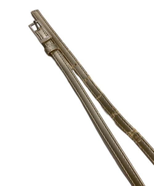 23区（ニジュウサンク）23区 (ニジュウサンク) トリアセダブルジョーゼット ノーカラー ジャケット ベージュ サイズ:SIZE 38の古着・服飾アイテム
