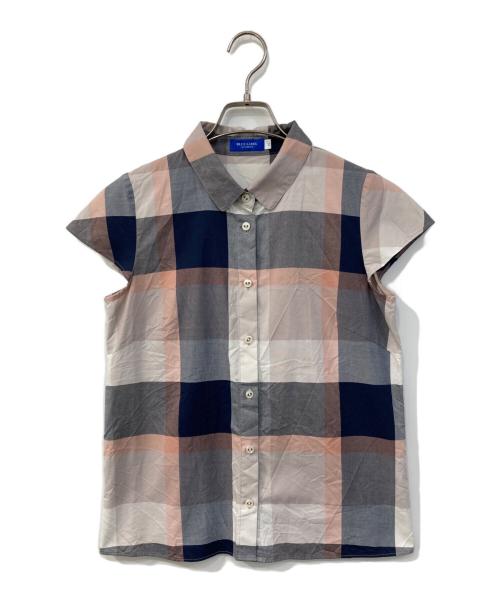 BLUE LABEL CRESTBRIDGE（ブルーレーベルクレストブリッジ）BLUE LABEL CRESTBRIDGE (ブルーレーベルクレストブリッジ) ノースリーブシャツ ベージュ サイズ:SIZE 36の古着・服飾アイテム