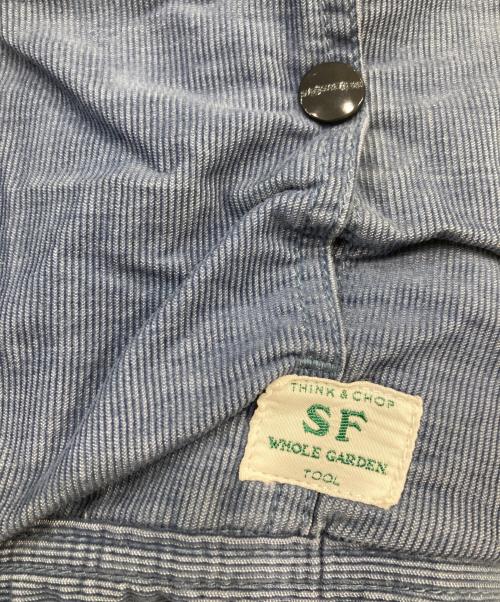 SASSAFRAS（ササフラス）SASSAFRAS (ササフラス) コーデュロイベスト ブルー サイズ:SIZE Mの古着・服飾アイテム