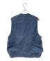 SASSAFRAS (ササフラス) コーデュロイベスト ブルー サイズ:SIZE M：6000円