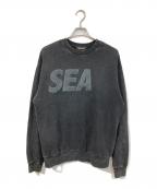 WIND AND SEAウィンダンシー）の古着「スウェット」｜ブラック