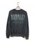 WIND AND SEA (ウィンダンシー) スウェット ブラック サイズ:SIZE L：7000円