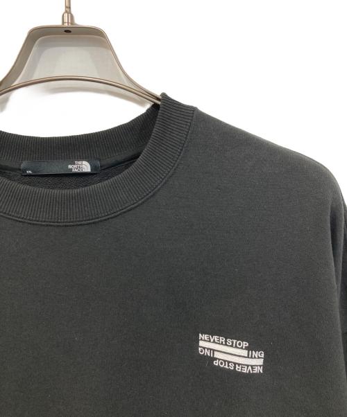 THE NORTH FACE（ザ ノース フェイス）THE NORTH FACE (ザ ノース フェイス) NEVER STOP ING Crew ブラック サイズ:XXLの古着・服飾アイテム