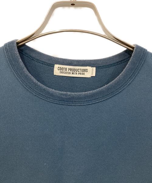 COOTIE PRODUCTIONS（クーティープロダクツ）COOTIE PRODUCTIONS (クーティープロダクツ) Inlay Sweat Cut Off Sleeve/インレイ　スウェット　カットオフ　スリーブインレイ　スウェット　カットオフ　スリーブ ネイビー サイズ:SIZE Mの古着・服飾アイテム