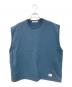 COOTIE PRODUCTIONS（クーティープロダクツ）の古着「Inlay Sweat Cut Off Sleeve/インレイ　スウェット　カットオフ　スリーブインレイ　スウェット　カットオフ　スリーブ」｜ネイビー