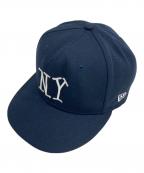 stussy×New Eraステューシー×ニューエラ）の古着「59FIFTYキャップ」｜ネイビー