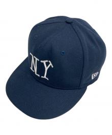 stussy×New Era（ステューシー×ニューエラ）の古着「59FIFTYキャップ」｜ネイビー