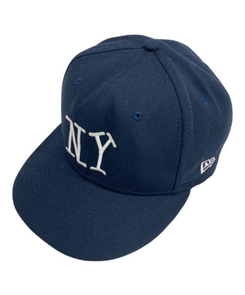 stussy（ステューシー）stussy (ステューシー) New Era (ニューエラ) 59FIFTYキャップ ネイビーの古着・服飾アイテム
