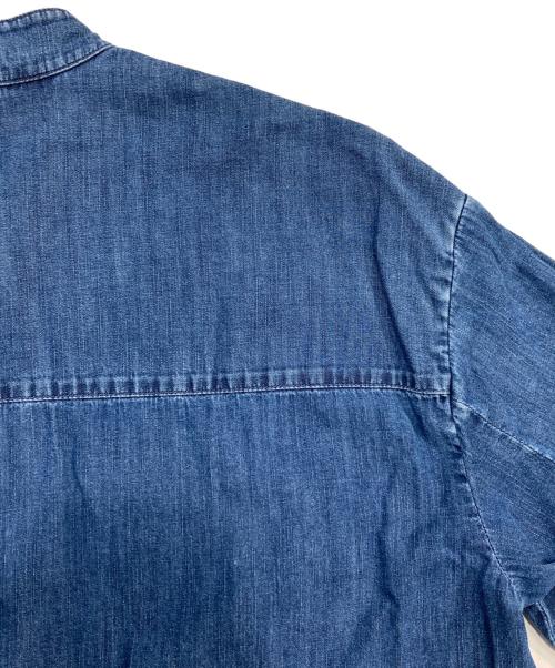 'S Max Mara（エスマックスマーラ）'S Max Mara (エスマックスマーラ) バンドカラーシャツ インディゴ サイズ:SIZE 42の古着・服飾アイテム