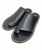 GIVENCHYジバンシィ）の古着「SANDALE TONG D CHAIN/サンダル トング ディー チェーン」｜ブラック