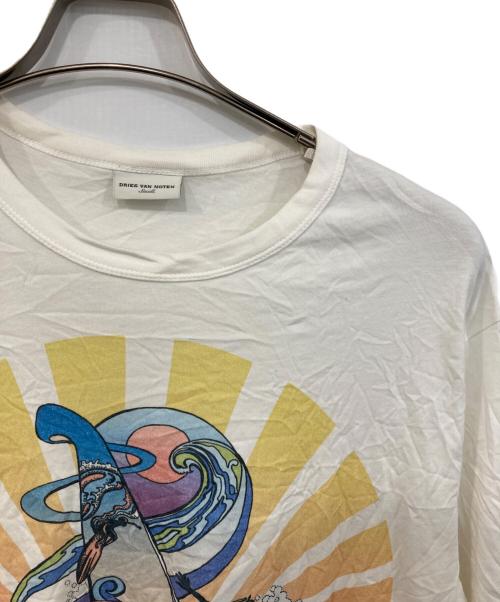 DRIES VAN NOTEN（ドリスヴァンノッテン）DRIES VAN NOTEN (ドリスヴァンノッテン) プリントTシャツ ホワイト サイズ:Sの古着・服飾アイテム