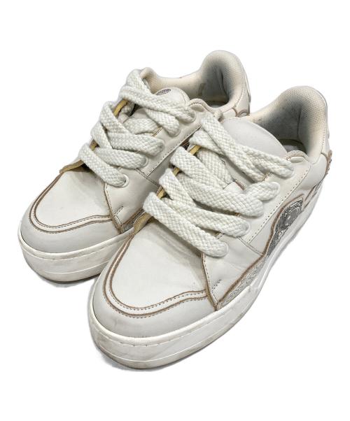 derschutze（デルシュッツ）derschutze (デルシュッツ) Astro Chunky Sneaker/アストロ チャンキー スニーカー ホワイト サイズ:SIZE US 6.5の古着・服飾アイテム