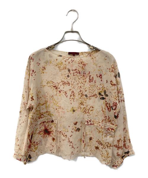 KENZO（ケンゾー）KENZO (ケンゾー) シルクセットアップ ベージュ サイズ:SIZE 42の古着・服飾アイテム