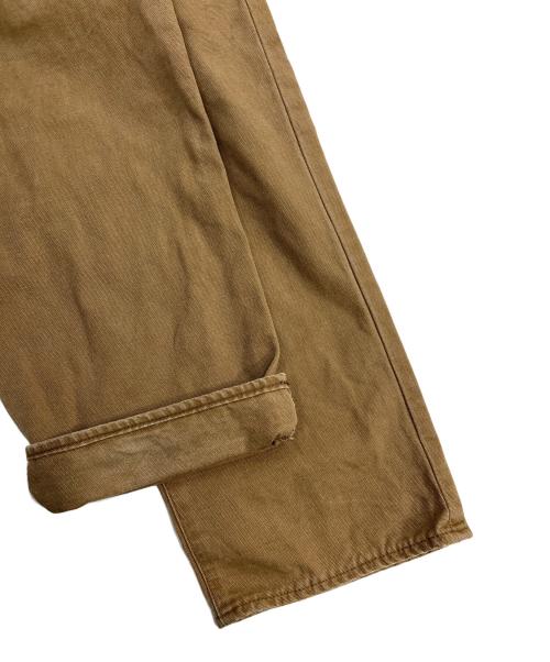POST O'ALLS（ポストオーバーオールズ）POST O'ALLS (ポストオーバーオールズ) ストレートパンツ ブラウン サイズ: Freeの古着・服飾アイテム
