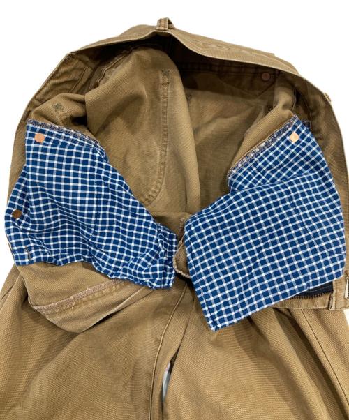 POST O'ALLS（ポストオーバーオールズ）POST O'ALLS (ポストオーバーオールズ) ストレートパンツ ブラウン サイズ: Freeの古着・服飾アイテム