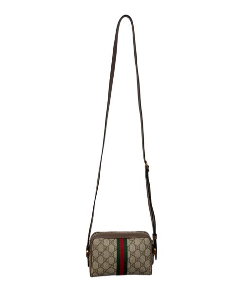 GUCCI（グッチ）GUCCI (グッチ) ショルダーバッグ ブラウンの古着・服飾アイテム