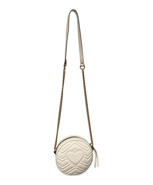GUCCI（グッチ）GUCCI (グッチ) ショルダーバッグ ホワイトの古着・服飾アイテム