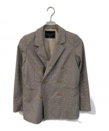 Snidel（スナイデル）の古着「Sustainaダブルジャケット」｜ベージュ