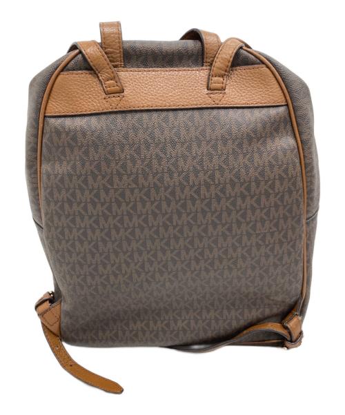 MICHAEL KORS（マイケル・コース）MICHAEL KORS (マイケル・コース) モノグラムリュック ブラウンの古着・服飾アイテム