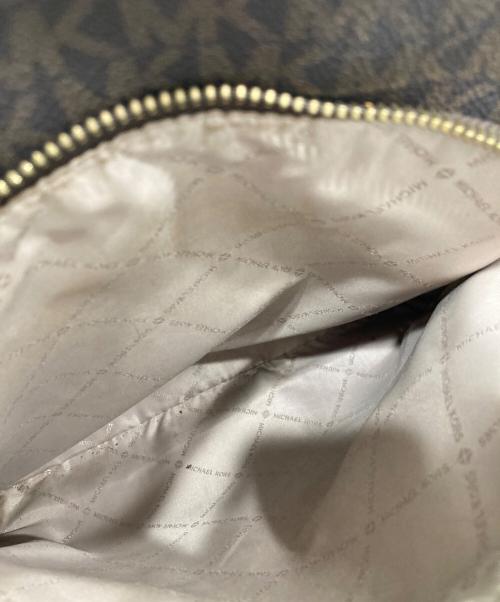 MICHAEL KORS（マイケル・コース）MICHAEL KORS (マイケル・コース) モノグラムリュック ブラウンの古着・服飾アイテム