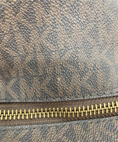 MICHAEL KORS（マイケル・コース）MICHAEL KORS (マイケル・コース) モノグラムリュック ブラウンの古着・服飾アイテム