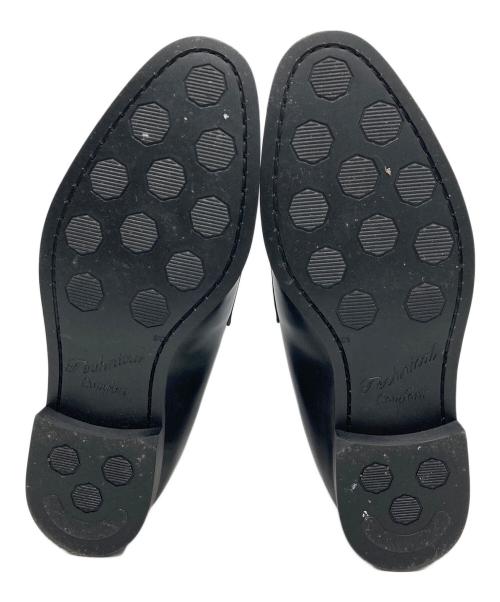 UNITED ARROWS（ユナイテッドアローズ）UNITED ARROWS (ユナイテッドアローズ) UA COZY レザー コインローファー ブラック サイズ:7の古着・服飾アイテム