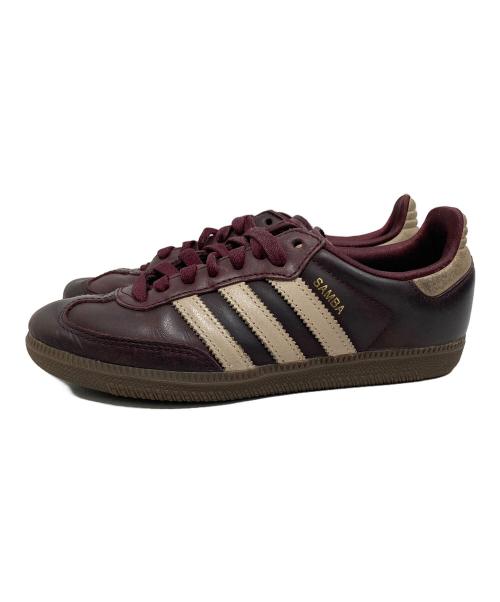 adidas（アディダス）adidas (アディダス) サンバ OG マルーンローカットスニーカー レッド サイズ:22.5㎝の古着・服飾アイテム
