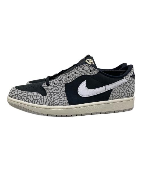 NIKE（ナイキ）NIKE (ナイキ) Air Jordan 1 Retro Low OG Black Cement ブラック×グレー サイズ:27.5cmの古着・服飾アイテム