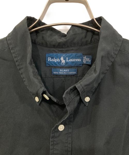 RALPH LAUREN（ラルフローレン）RALPH LAUREN (ラルフローレン) BLAKE BDシャツ ブラック サイズ:XLの古着・服飾アイテム