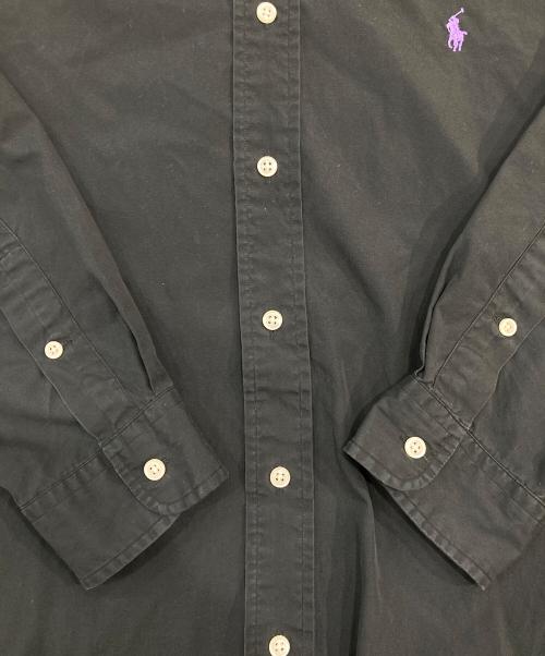 RALPH LAUREN（ラルフローレン）RALPH LAUREN (ラルフローレン) BLAKE BDシャツ ブラック サイズ:XLの古着・服飾アイテム