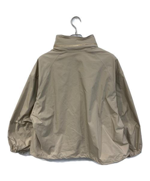 MUSE de Deuxieme Classe（ミューズ ドゥーズィエム クラス）MUSE de Deuxieme Classe (ミューズ ドゥーズィエム クラス) WASHED STAND ジップ ブルゾン ベージュ サイズ:FREEの古着・服飾アイテム