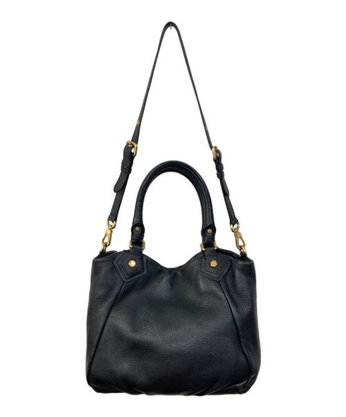 MARC JACOBS（マークジェイコブス）MARC JACOBS (マークジェイコブス) 2WAYレザーショルダーバッグ ブラックの古着・服飾アイテム