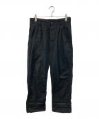 MHLエムエイチエル）の古着「LIGHT ORGANIC COTTON DRILL オーガニック コットン パンツ」｜ブラック