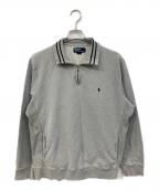 POLO RALPH LAURENポロ・ラルフローレン）の古着「ハーフジップスウェット」｜グレー