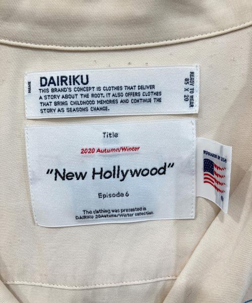 DAIRIKU（ダイリク）DAIRIKU (ダイリク) Pinup Girl New Hollywood Half Sleeve Shirt ベージュ サイズ:Fの古着・服飾アイテム